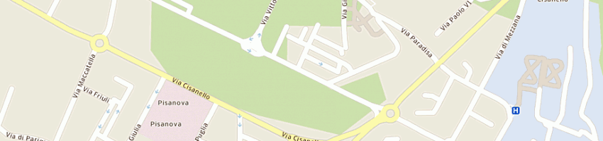Mappa della impresa residence isola verde a PISA