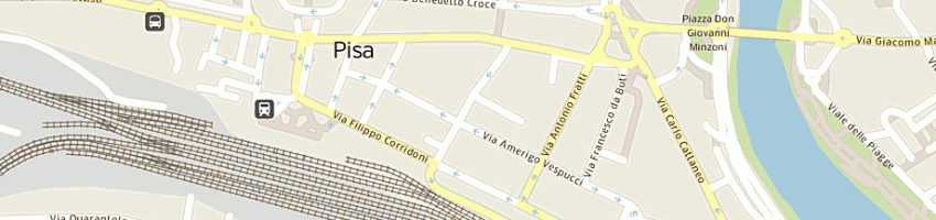 Mappa della impresa cosci luciano a PISA