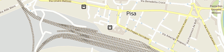 Mappa della impresa polizia a PISA