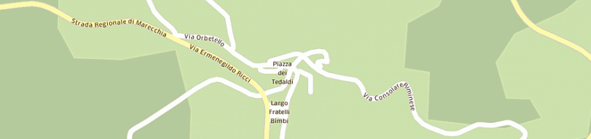 Mappa della impresa corpo forestale dello stato - comando stazione cfs a BADIA TEDALDA