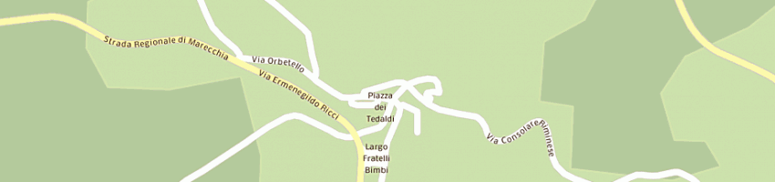 Mappa della impresa bindi angela a BADIA TEDALDA