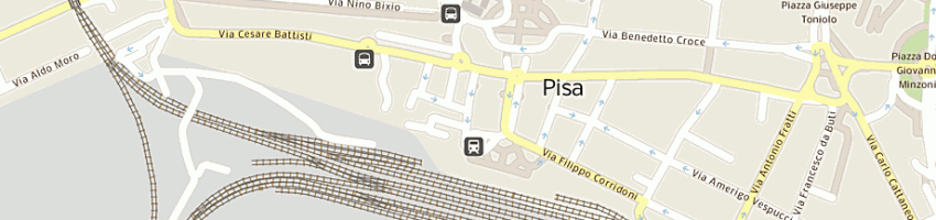 Mappa della impresa albergo milano a PISA