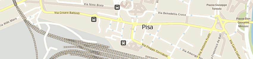 Mappa della impresa albergo la pace di romanelli piero e antonio e c snc a PISA