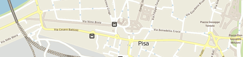 Mappa della impresa comune di pisa a PISA