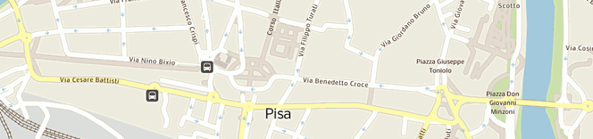Mappa della impresa istituto di bellezza centro estetico a PISA