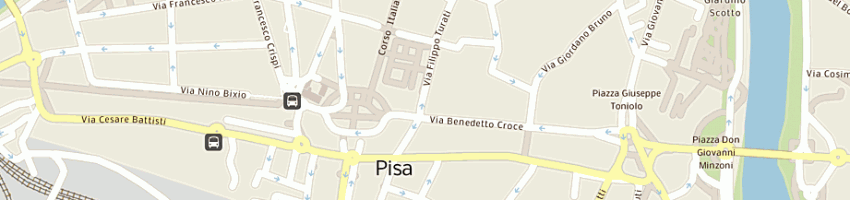 Mappa della impresa parrucchiere gianni a PISA