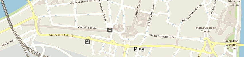 Mappa della impresa athlet point snc a PISA