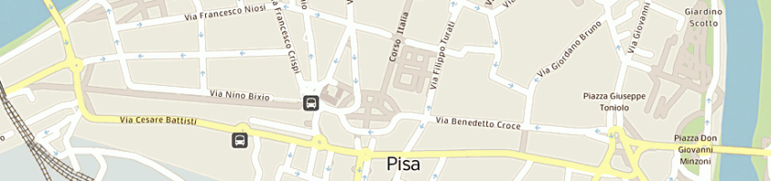 Mappa della impresa roberta 121 a PISA