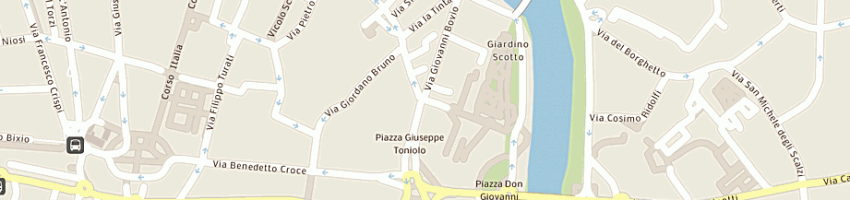 Mappa della impresa radio incontro srl a PISA