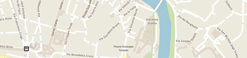 Mappa della impresa agenzia immobiliare pegaso sas a PISA