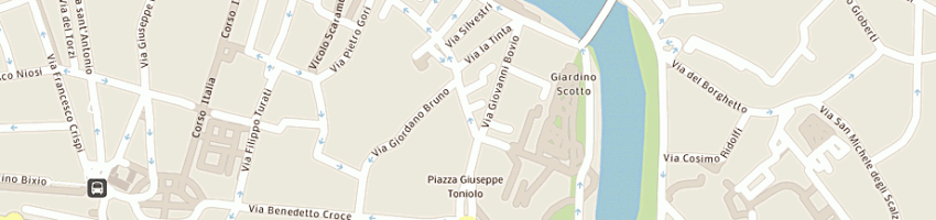 Mappa della impresa nautica sandroni a PISA