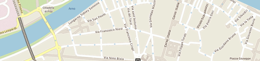 Mappa della impresa maraia nicola a PISA