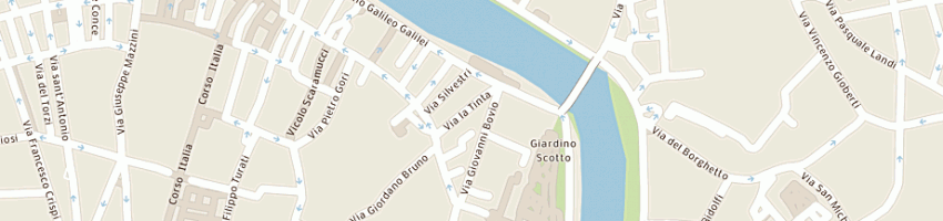 Mappa della impresa residence domus - srl a PISA