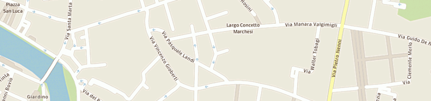Mappa della impresa gulli' antonio a PISA
