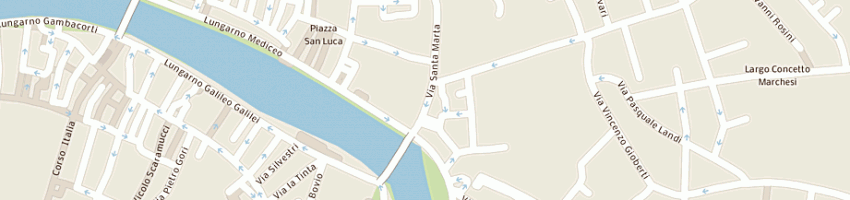 Mappa della impresa agenzia immobiliare edilcasa alessandro a PISA