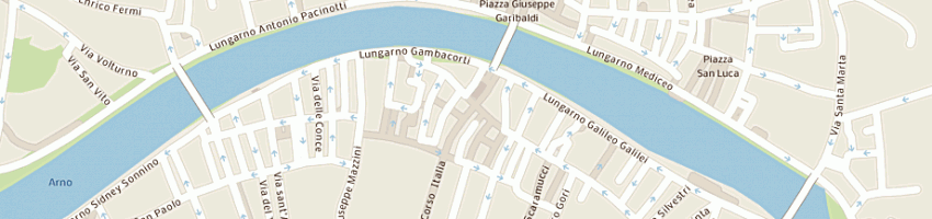 Mappa della impresa banca intesa spa a PISA