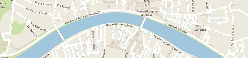 Mappa della impresa bracciotti michele a PISA