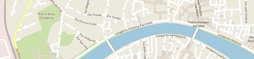 Mappa della impresa cantiere navale arno srl a PISA