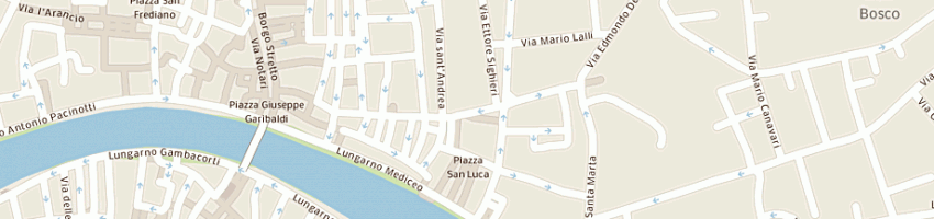 Mappa della impresa agenzia immobiliare mariocasa di cosentino mario a PISA