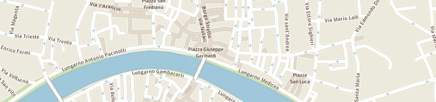 Mappa della impresa parrucchiere rolando di zinni vanda a PISA
