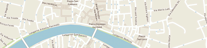 Mappa della impresa zucchelli intimo e mare di ulivi daniela a PISA