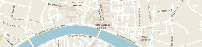 Mappa della impresa costa gianni e c snc a PISA