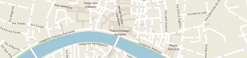 Mappa della impresa principe passerotti a PISA