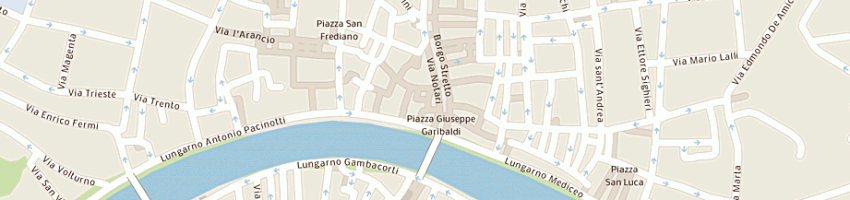 Mappa della impresa pescheria da ginetto di falciani federico e c snc a PISA