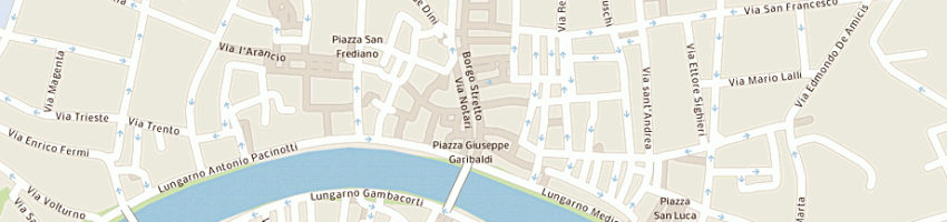 Mappa della impresa il cavallo a PISA