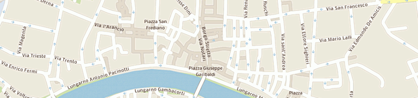 Mappa della impresa califfa boutique a PISA