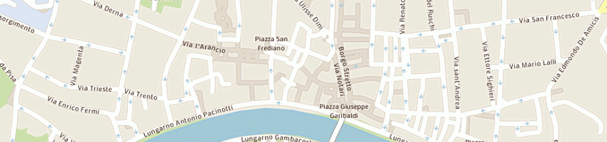 Mappa della impresa becuzzi maurizio a PISA