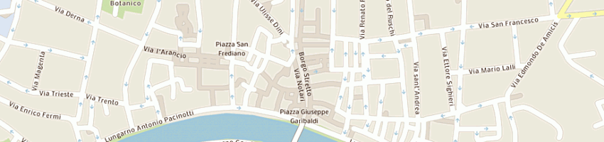 Mappa della impresa farmacia bottari a PISA