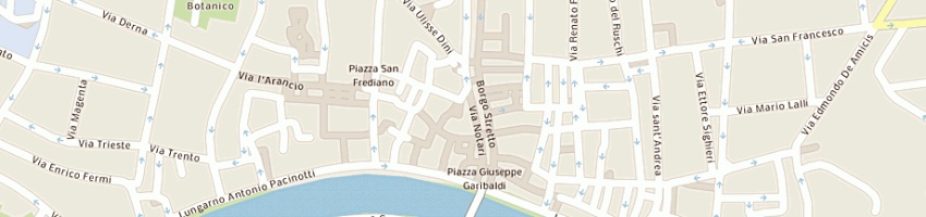 Mappa della impresa aurea domus di ratti roberto a PISA
