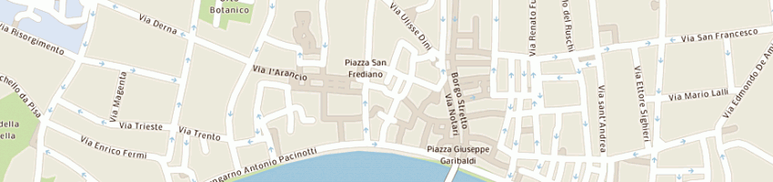 Mappa della impresa osteria la stanzina di giuseppe giudice a PISA