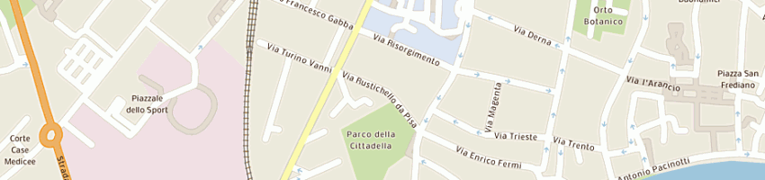 Mappa della impresa copisteria artigiana a PISA