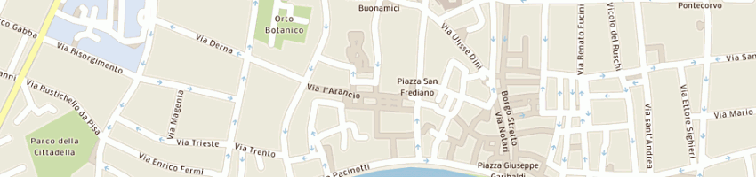 Mappa della impresa d'antini ermenegildo a PISA