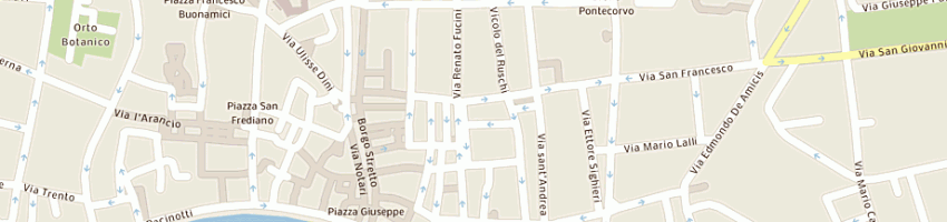 Mappa della impresa cinema multisala odeon a PISA