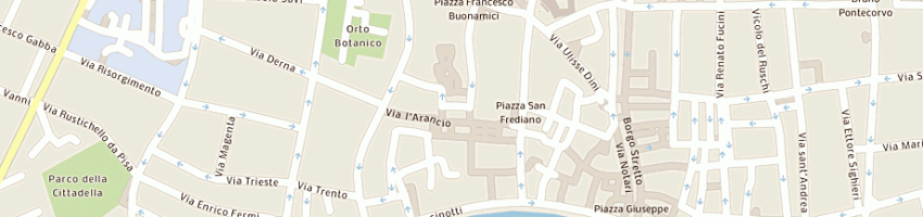 Mappa della impresa copisteria universitaria di david pascale danielle a PISA