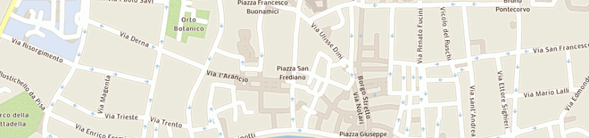 Mappa della impresa biblioteca universitaria di pisa a PISA