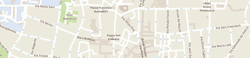 Mappa della impresa cagliostro ristorante - enoteca a PISA