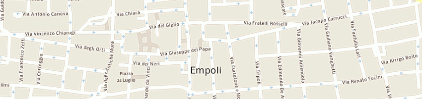 Mappa della impresa agenzia immobiliare bruni a EMPOLI