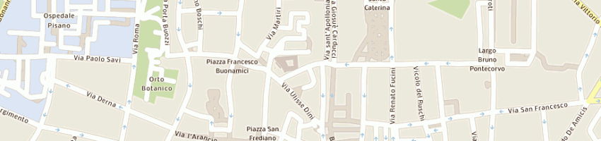 Mappa della impresa carnet di benedettini floridia a PISA