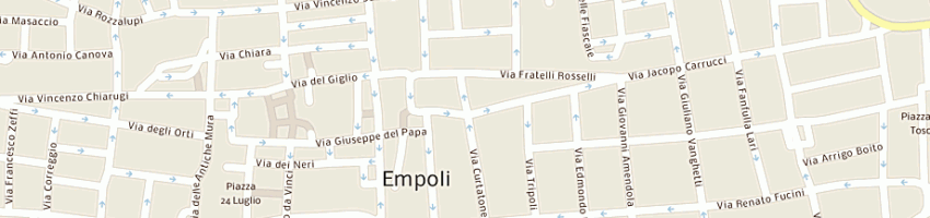 Mappa della impresa estetista bagnoli mara a EMPOLI