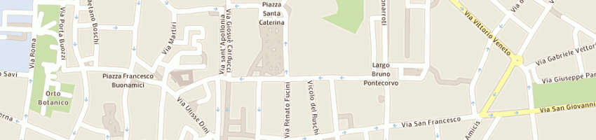 Mappa della impresa bar pizzeria moonlight di tecce v a PISA