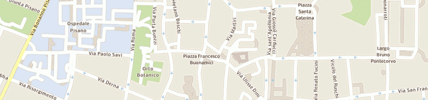 Mappa della impresa associazione provinciale proprieta' edilizia a PISA
