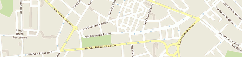 Mappa della impresa comune di pisa - circoscrizioni a PISA
