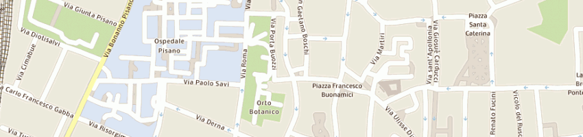 Mappa della impresa gelateria orso bianco di pecori andrea e saviozzi patrizia snc a PISA