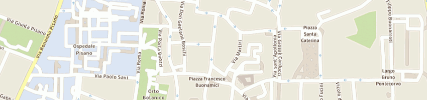 Mappa della impresa casa di s domenico a PISA