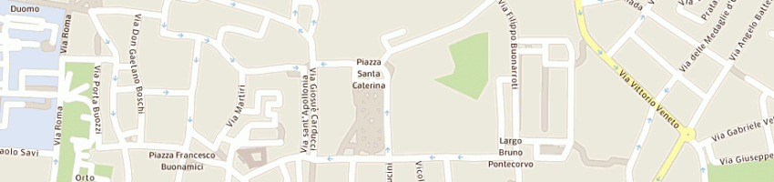 Mappa della impresa immobiliare s caterina di bugliani silvana e c sas a PISA