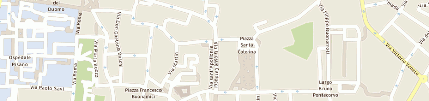 Mappa della impresa foto stampa a PISA